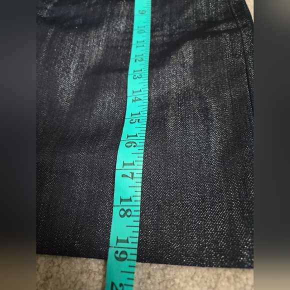 TALULA ARITZIA Silver Indigo Bustier Denim Mini Skirt. Size 6 - Picture 13 of 13